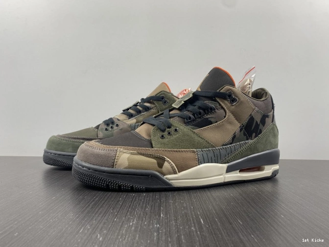 Jordan Camo Air 3 Retro DO1830-200 Patchwork 0731